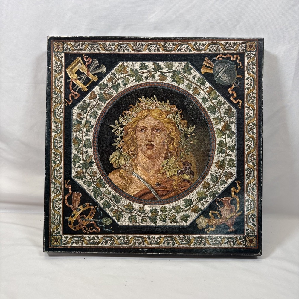 Vintage 1966 Springbok A Mosaic of Bacchus Female Wine God Puzzle